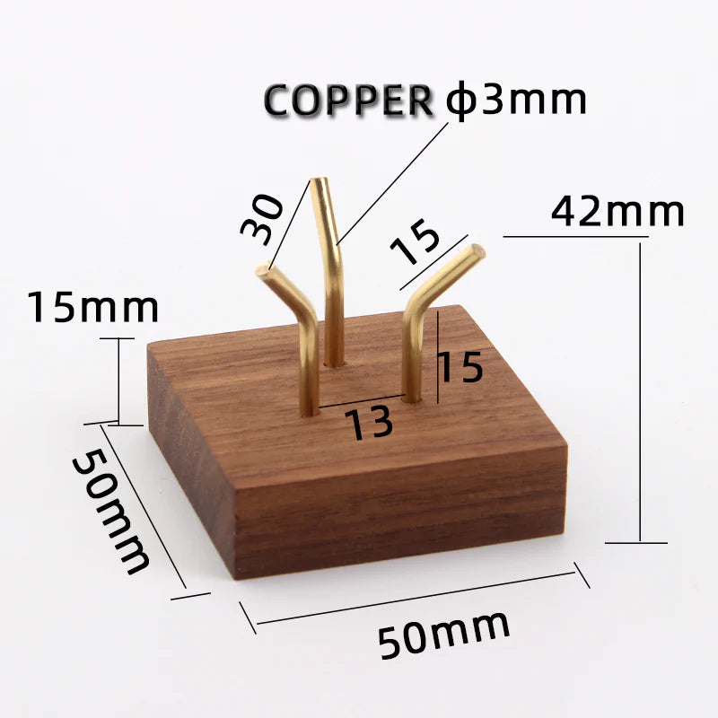 002 - Crystal Ball and Gemstone Wooden Base