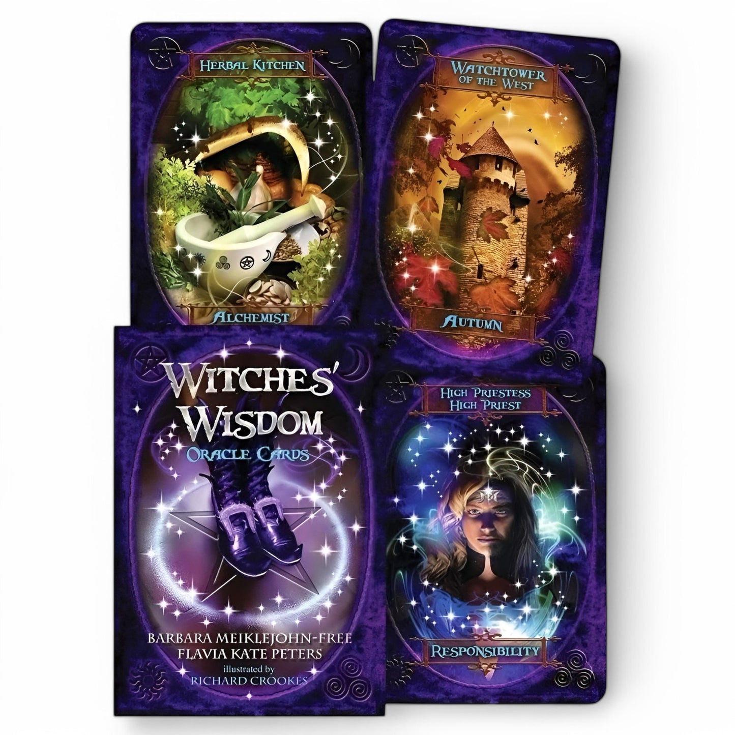 005 - Witches' Wisdom Oracle 48 Cards Deck