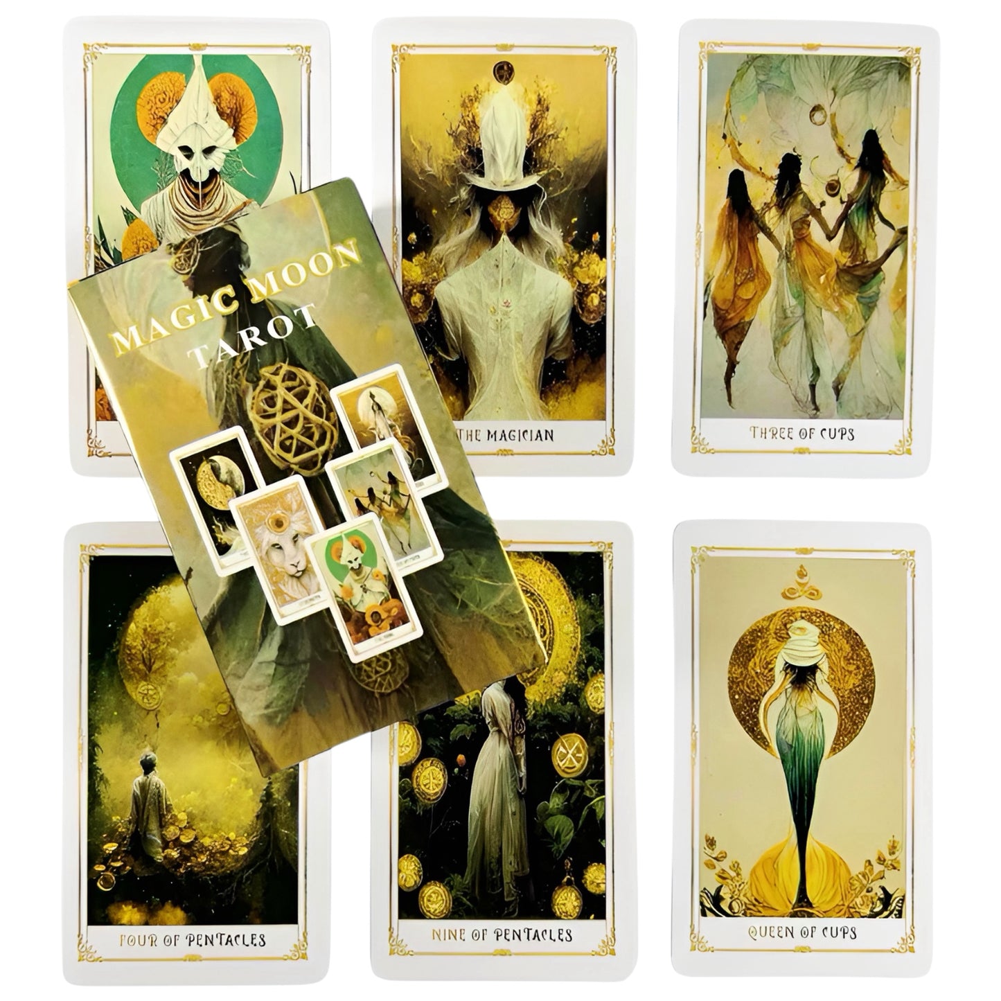005 - Magic Moon Tarot Deck for Alluring Divination