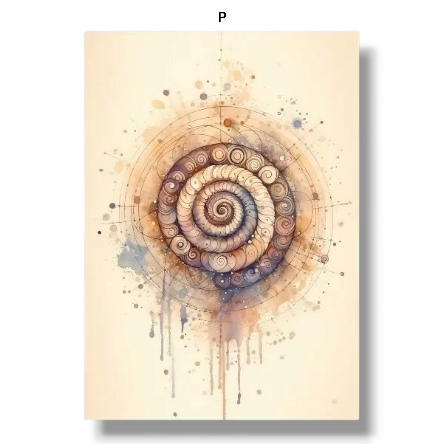 009 - Boho Sacred Geometry Canvas Print Wall Art