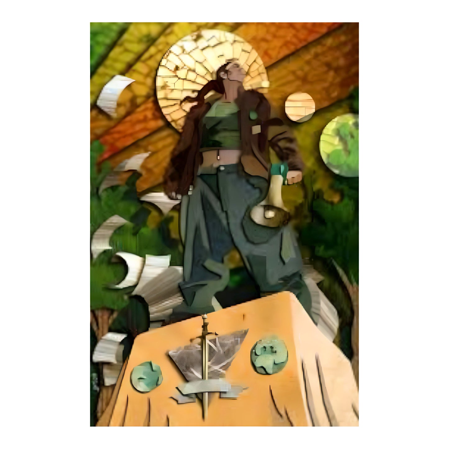 005 - The Urban Tarot 78 Cards Deck for Fated Divination