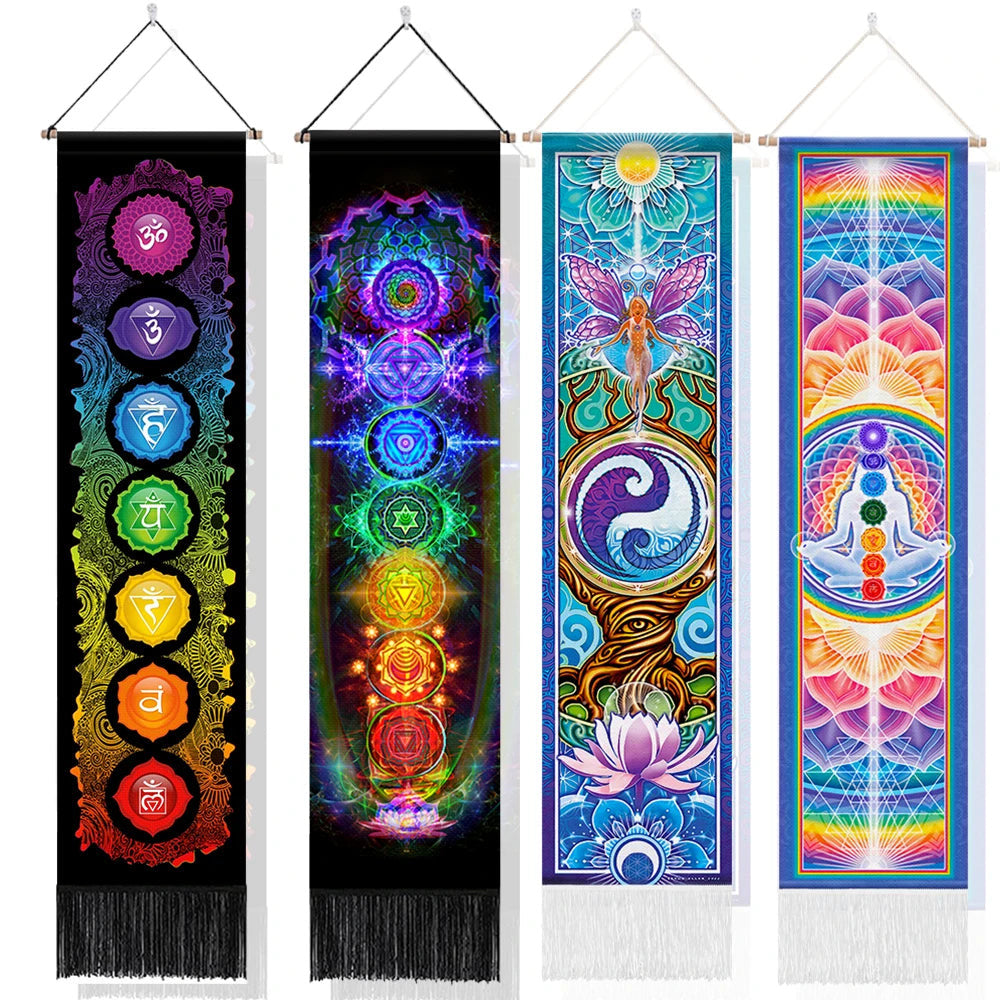 012 - Seven Chakra Tapestry Wall Hanging