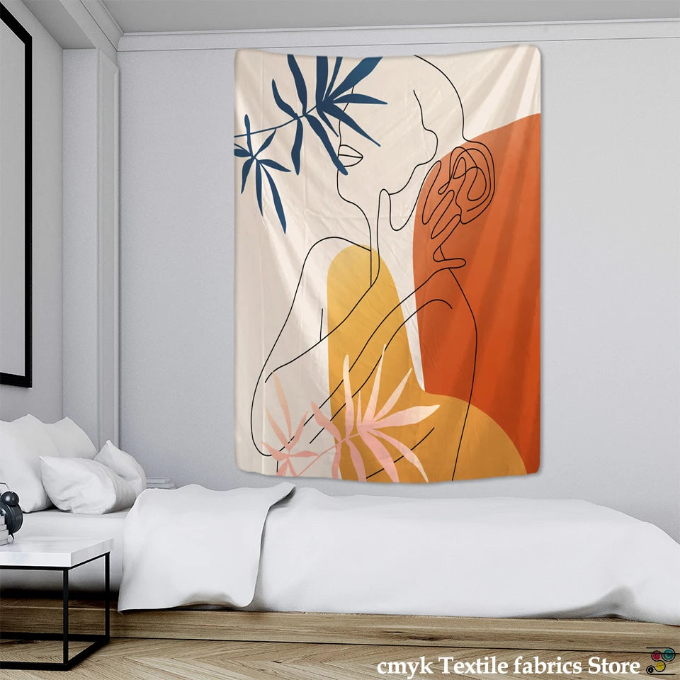 014 - Bohemian Microfiber Tapestry Wall Hanging