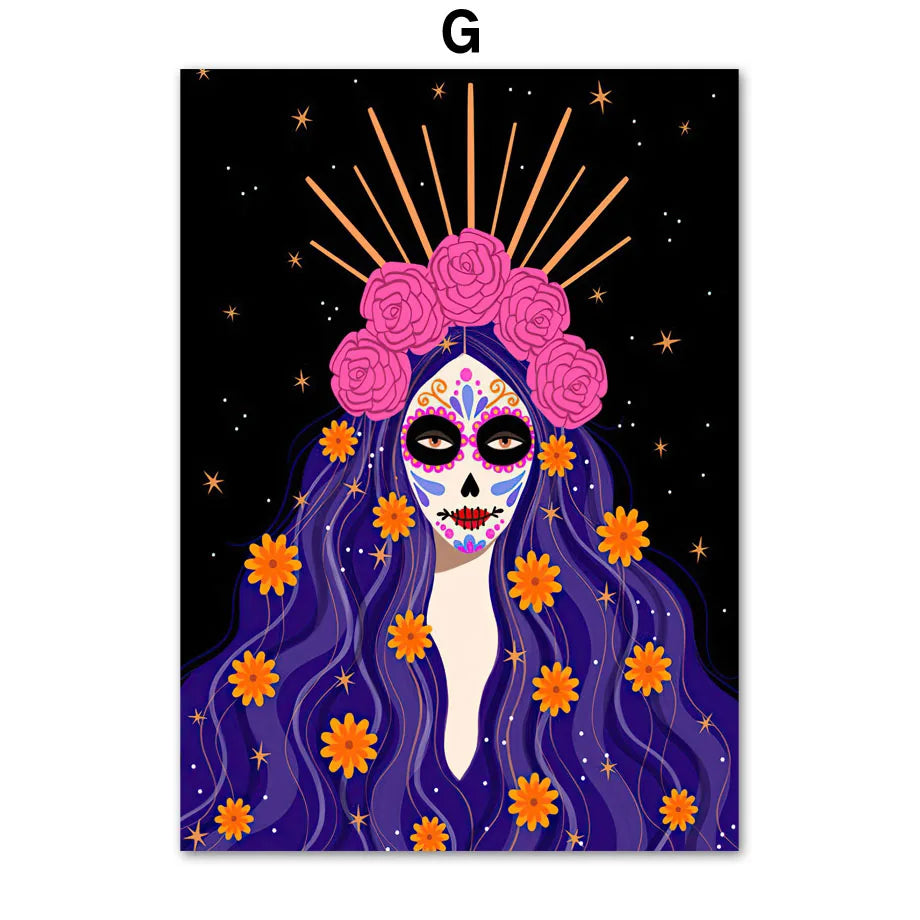009 - Goddess Mother Earth Canvas Wall Art