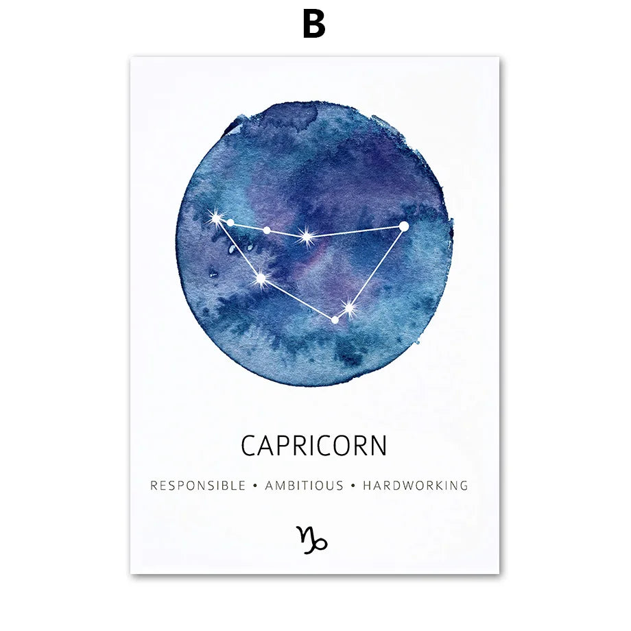 009 - Constellations Canvas Print Wall Art
