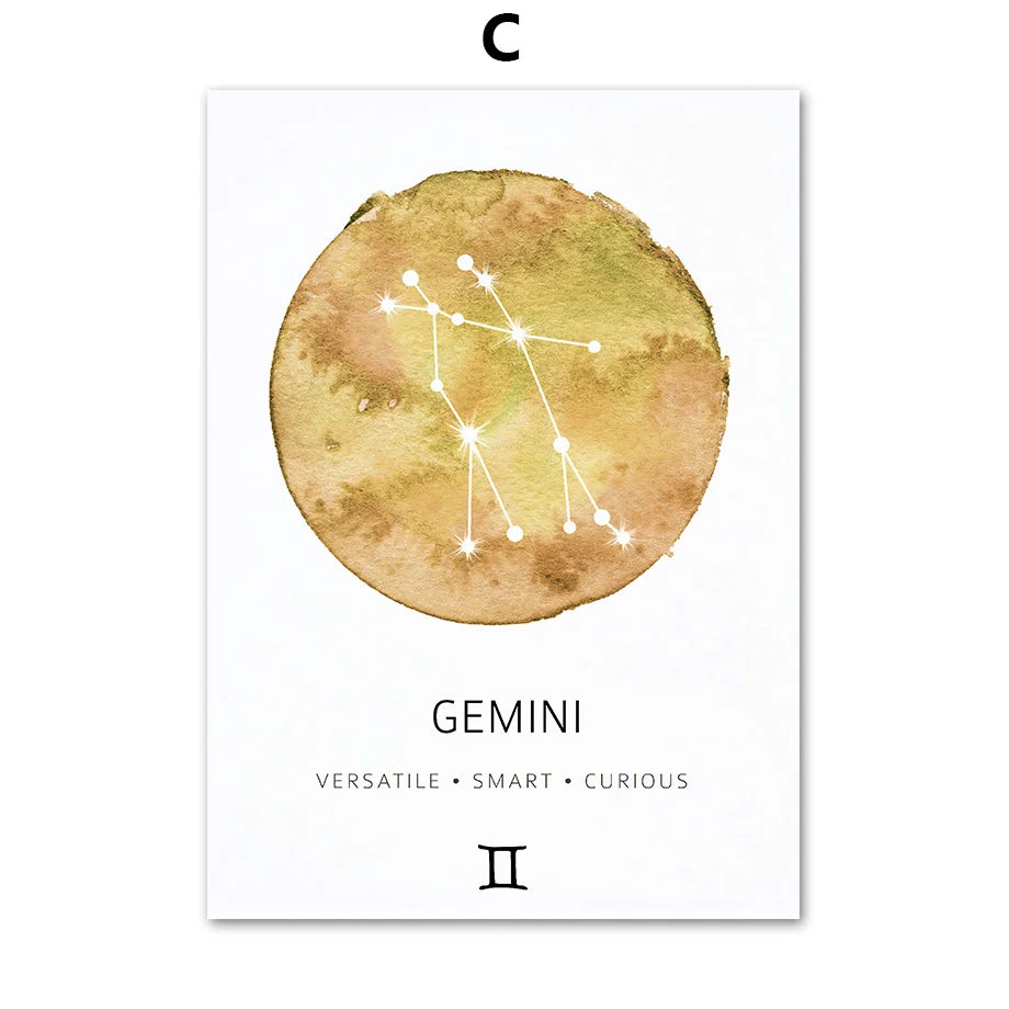 009 - Constellations Canvas Print Wall Art