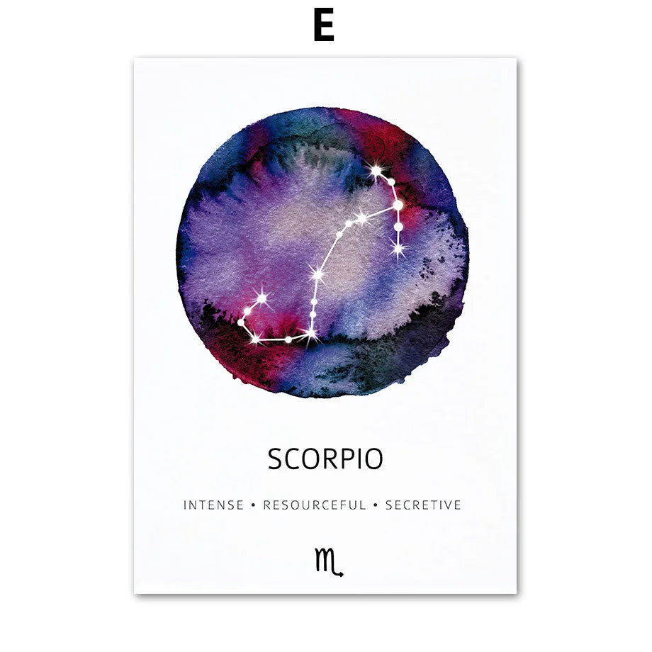 009 - Constellations Canvas Print Wall Art