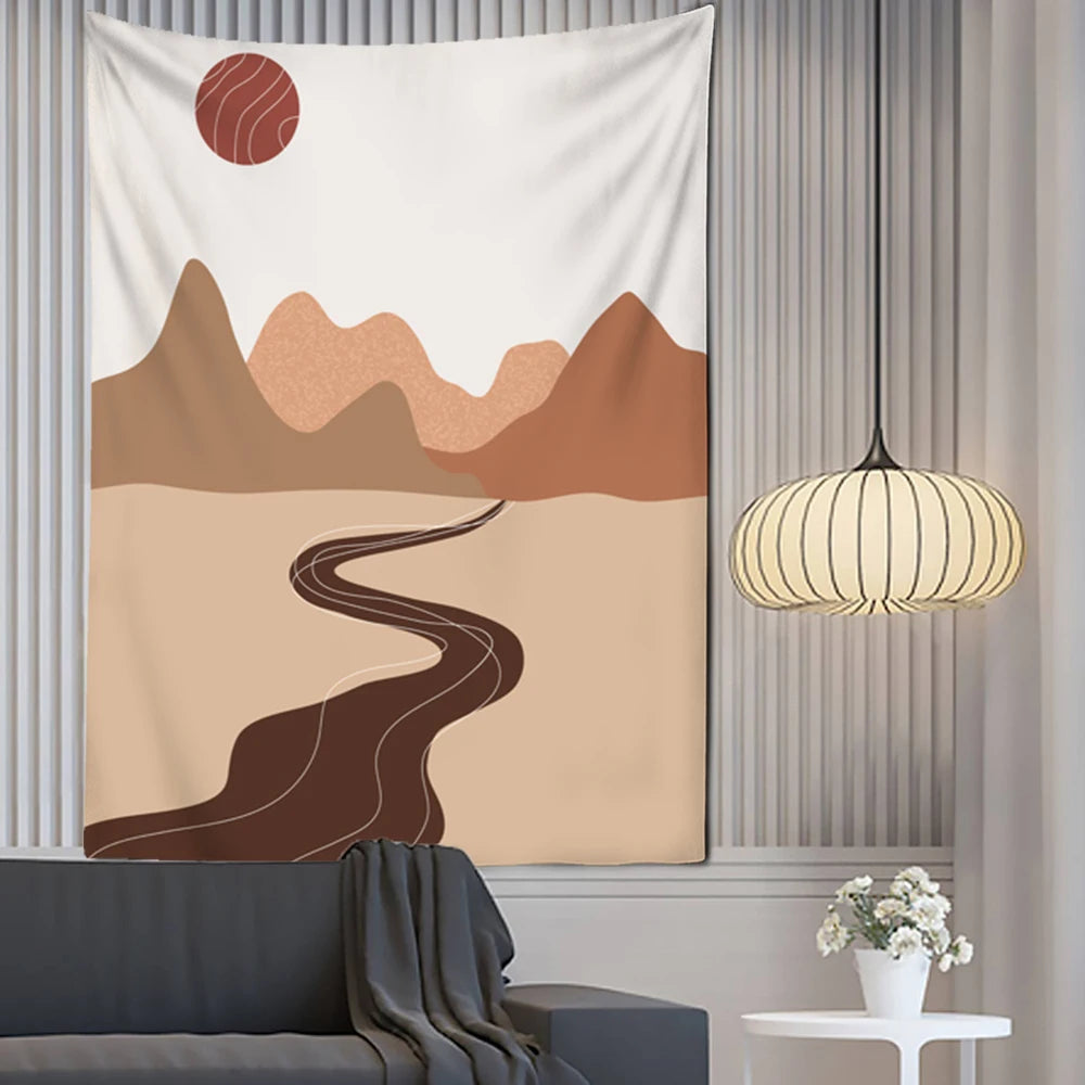 014 - Bohemian Microfiber Tapestry Wall Hanging