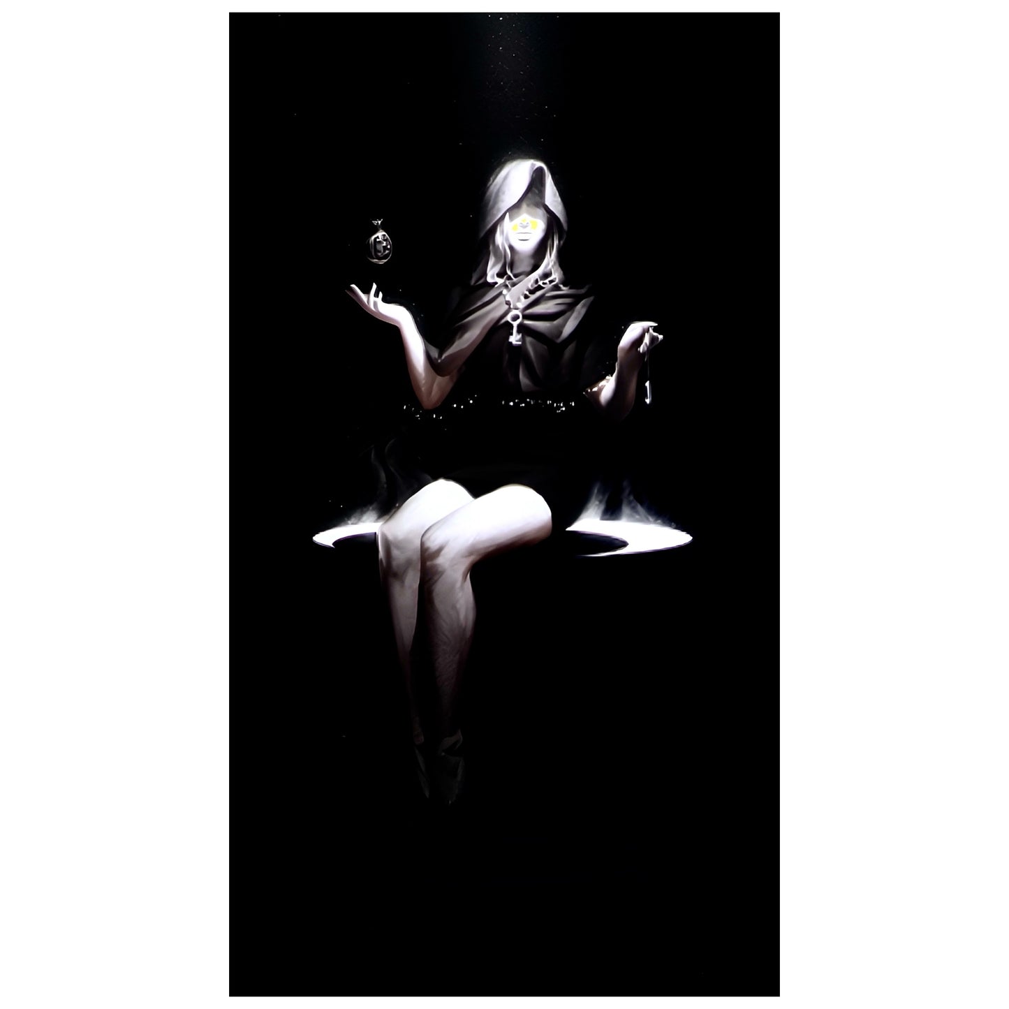 005 - True Black Tarot Deck for Divination