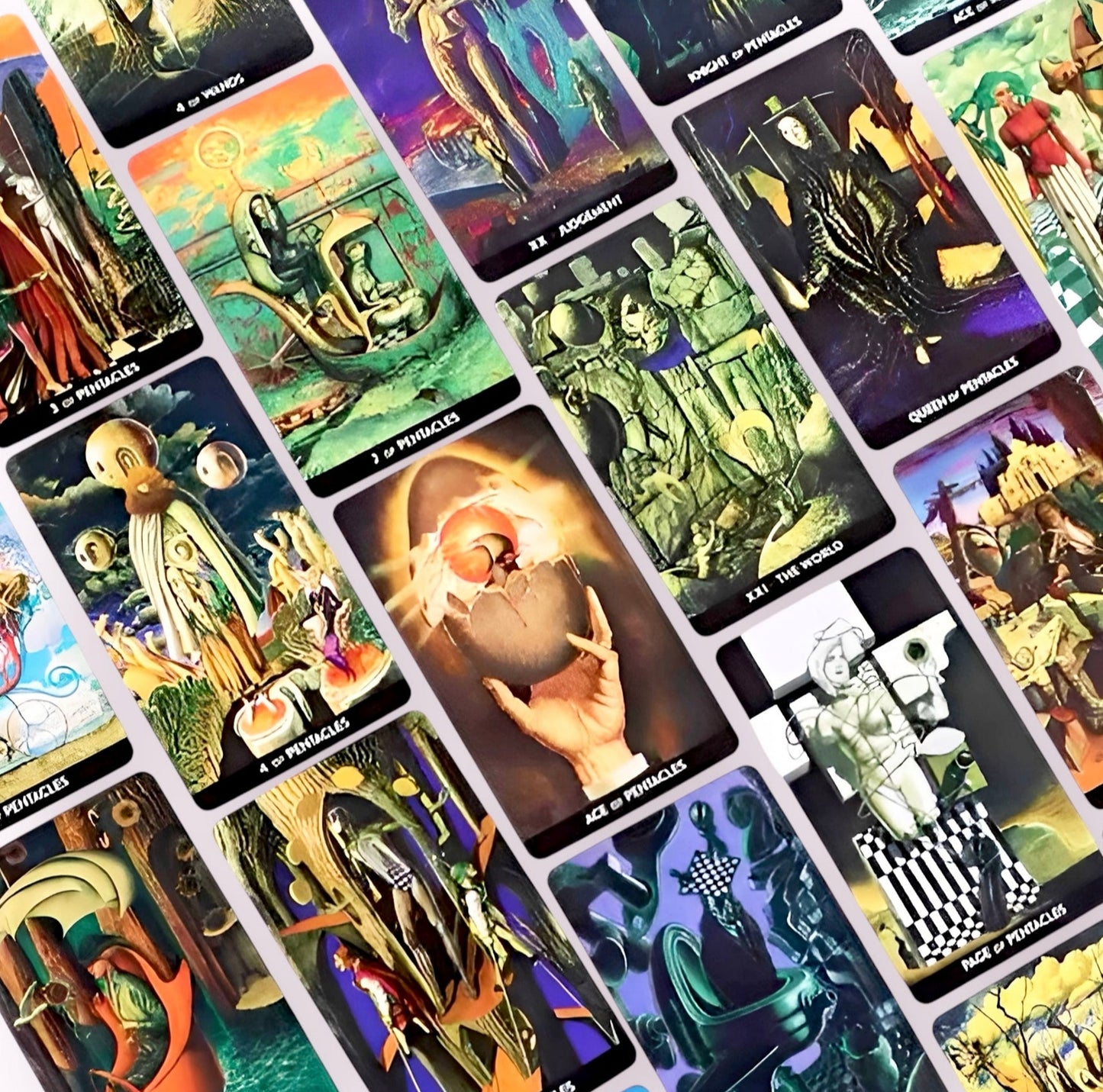 005 - Surrealist Tarot Card Deck for Surreal Divination