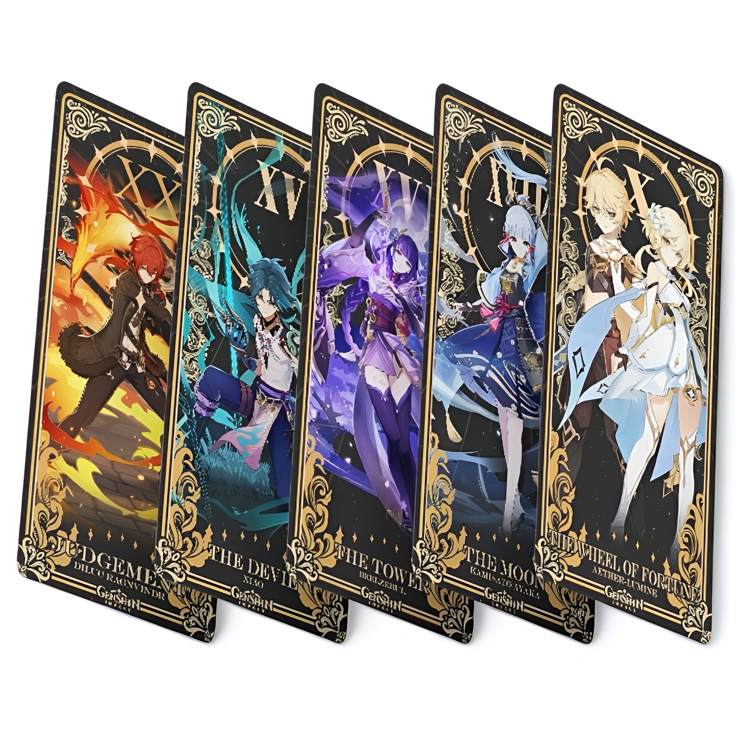 005 - Genshin Impact Tarot 22 Cards Major Arcana Deck for Anime Divination