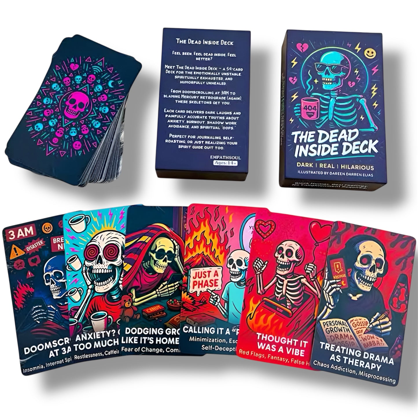 005 - The Dead Inside Deck 54 Cards Oracle Deck