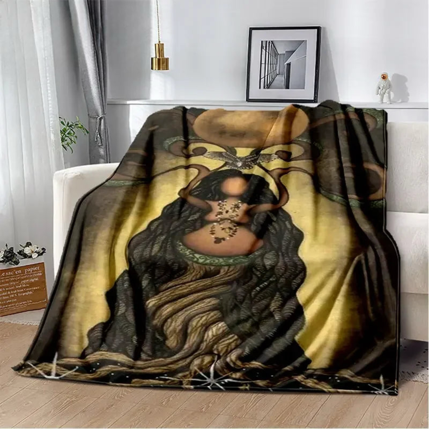 012 - 7 Chakras Soft Plush Throw Blanket