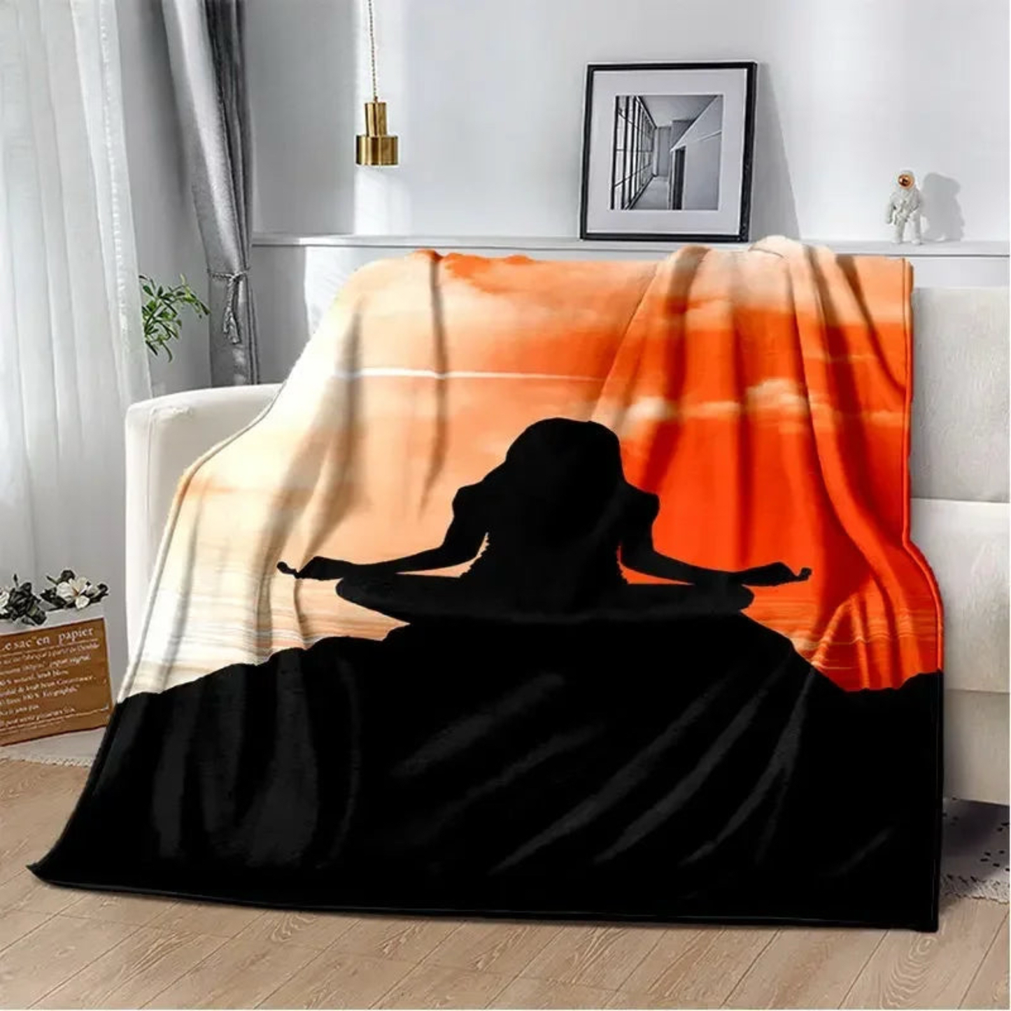 012 - 7 Chakras Soft Plush Throw Blanket