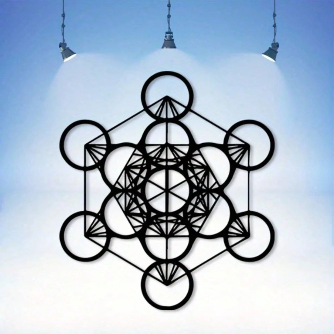 009 - Metatron's Cube Metal Wall Art