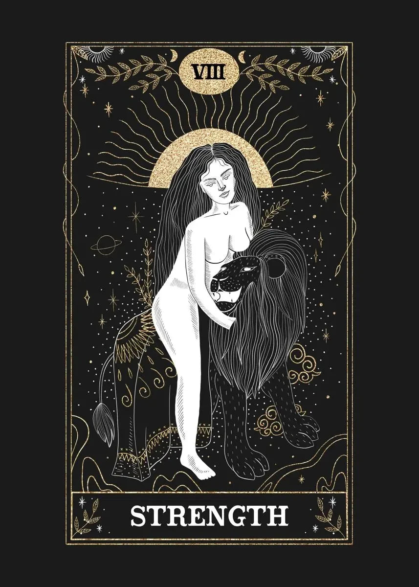 009 - Psychedelic Sun Moon Tarot Canvas Print Wall Hanging