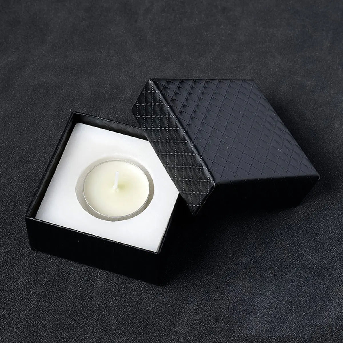 004 - Natural Crystal Stone Tea Light Candle Holder