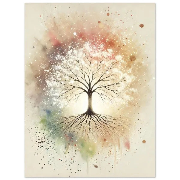 009 - Boho Sacred Geometry Canvas Print Wall Art
