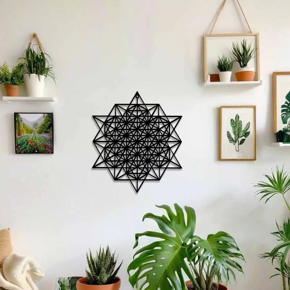 009 - Tetrahedron Metal Wall Art