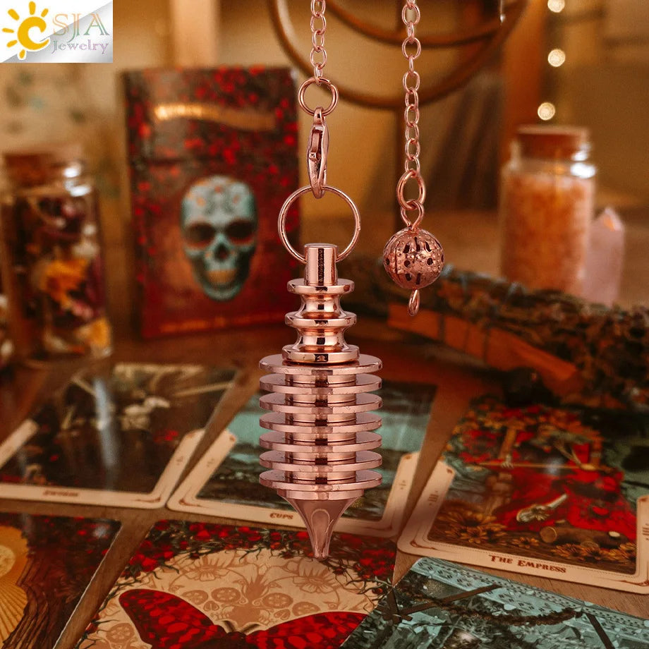 002 - Metal Esoteric Pendulum for Dowsing Divination