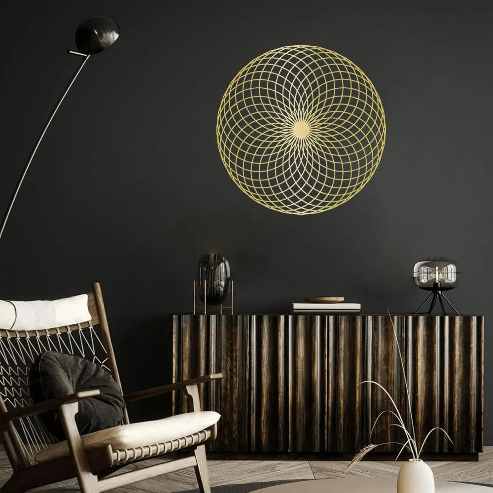 009 - The Torus Sacred Geometry Metal Wall Art