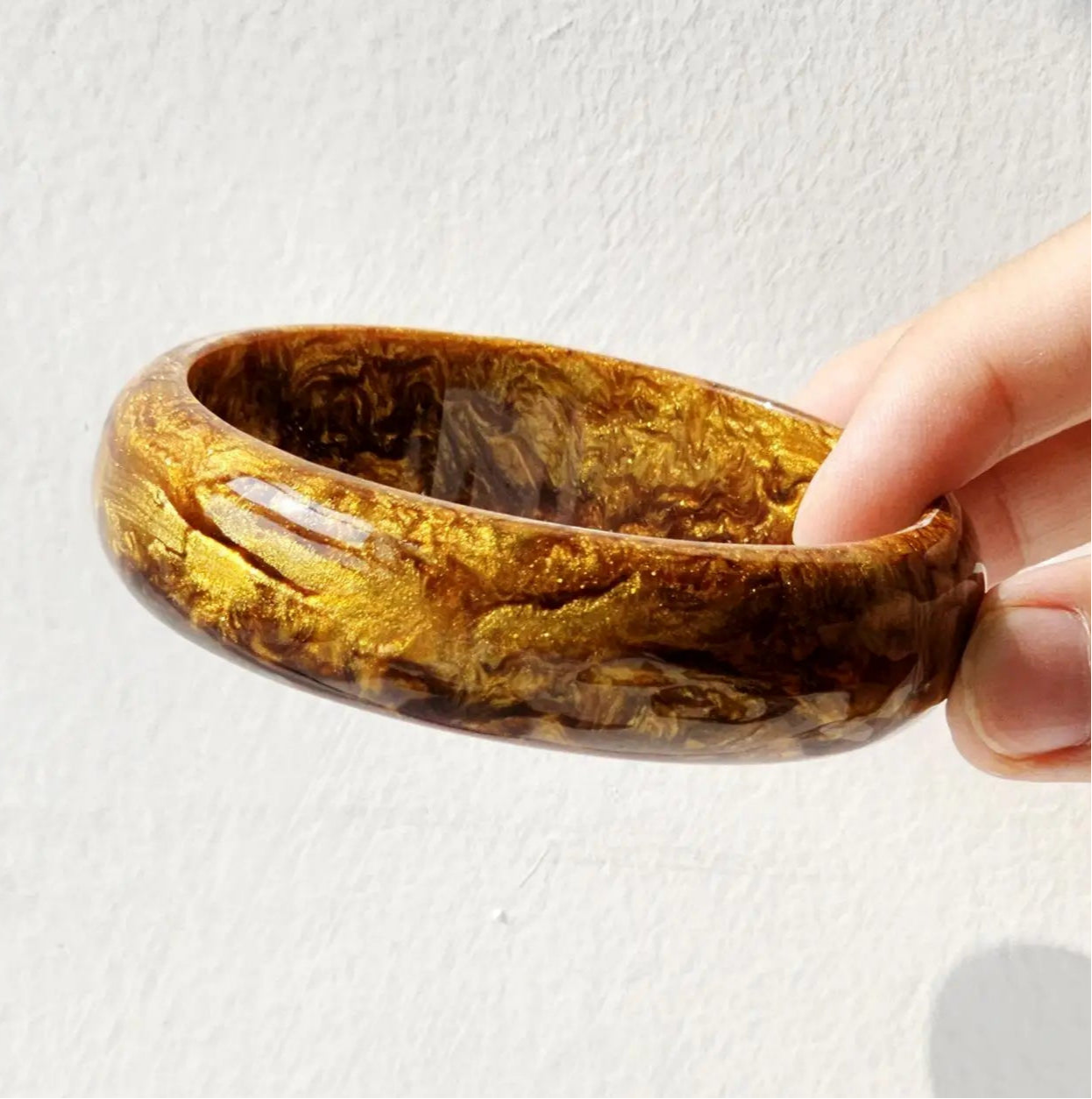 011 - Retro Browns Stackable Bangle Bracelet