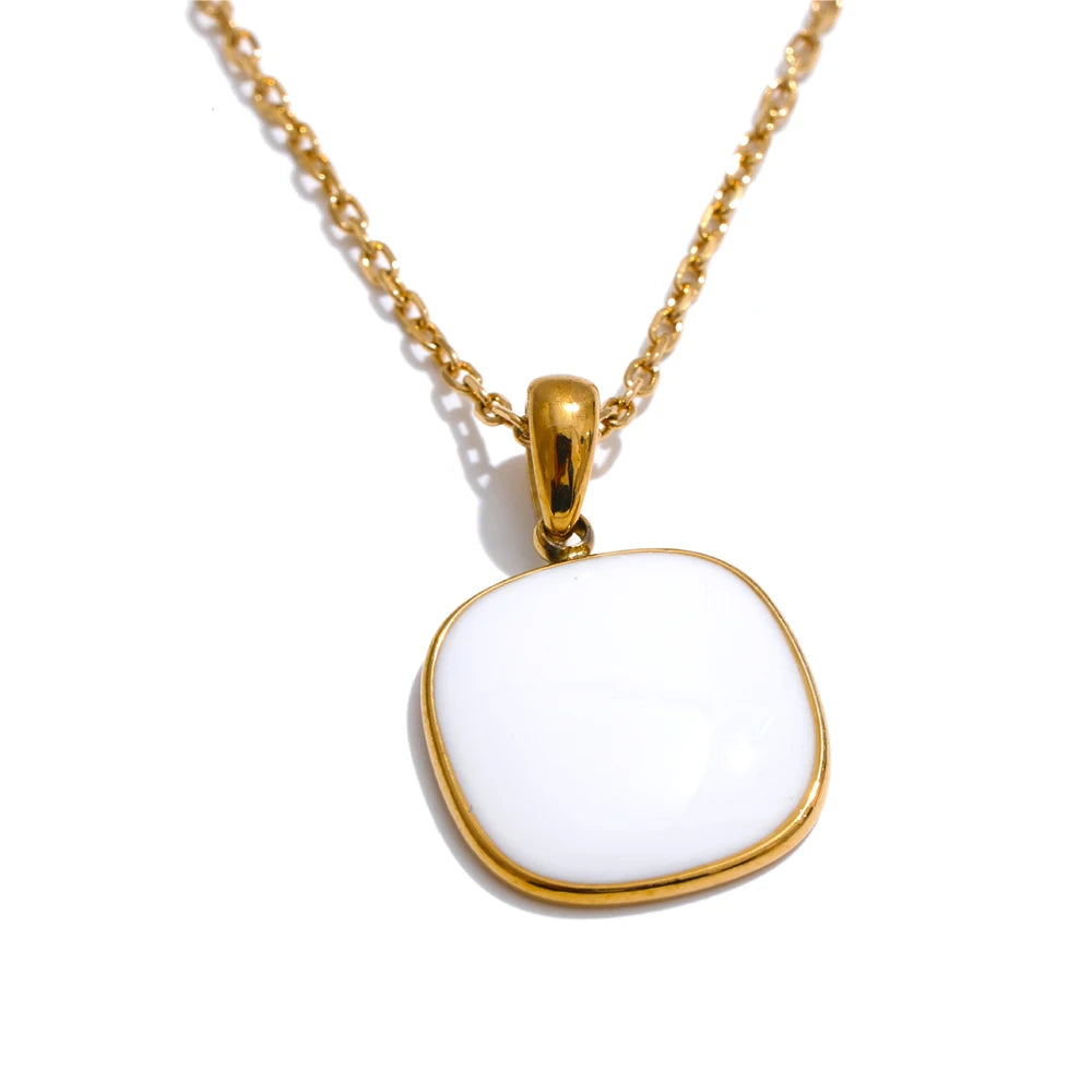 011 - Candy Coated 18K Gold-Plated Pendant Necklace