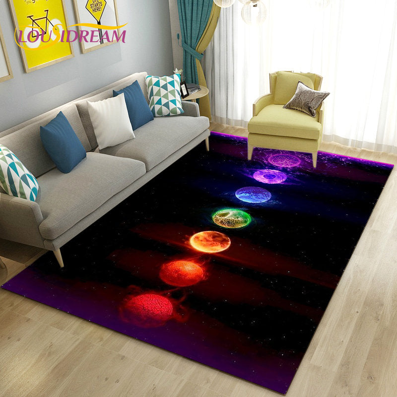 012 - 7 Chakras Yoga Meditation Non-Slip Area Mat