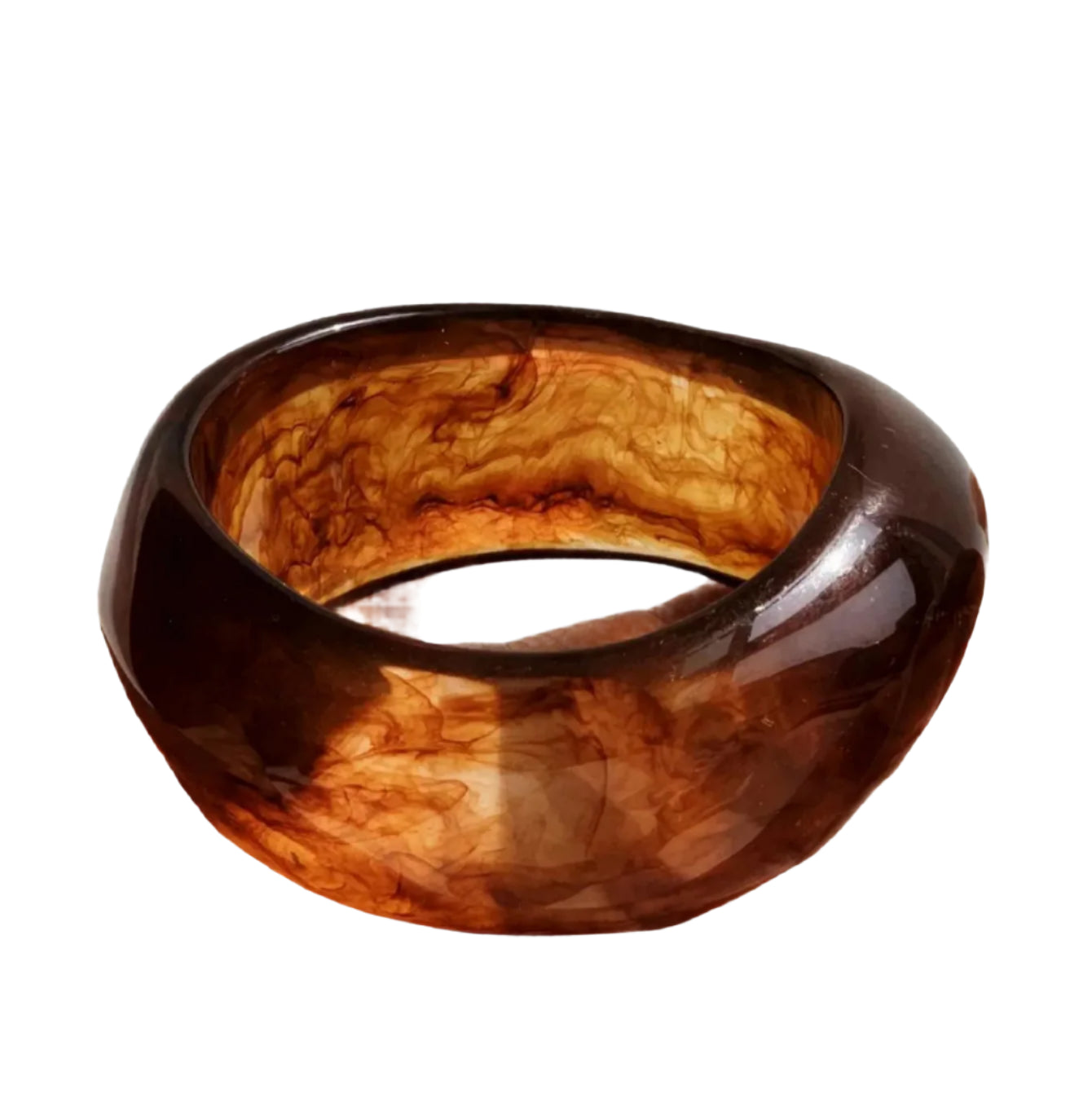011 - Retro Browns Stackable Bangle Bracelet