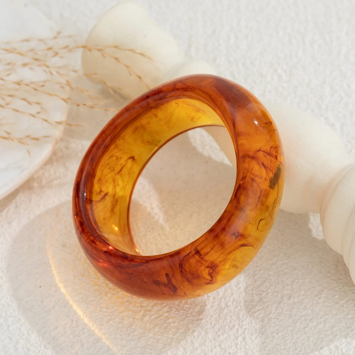 011 - Coffee Retro Bangle Bracelet