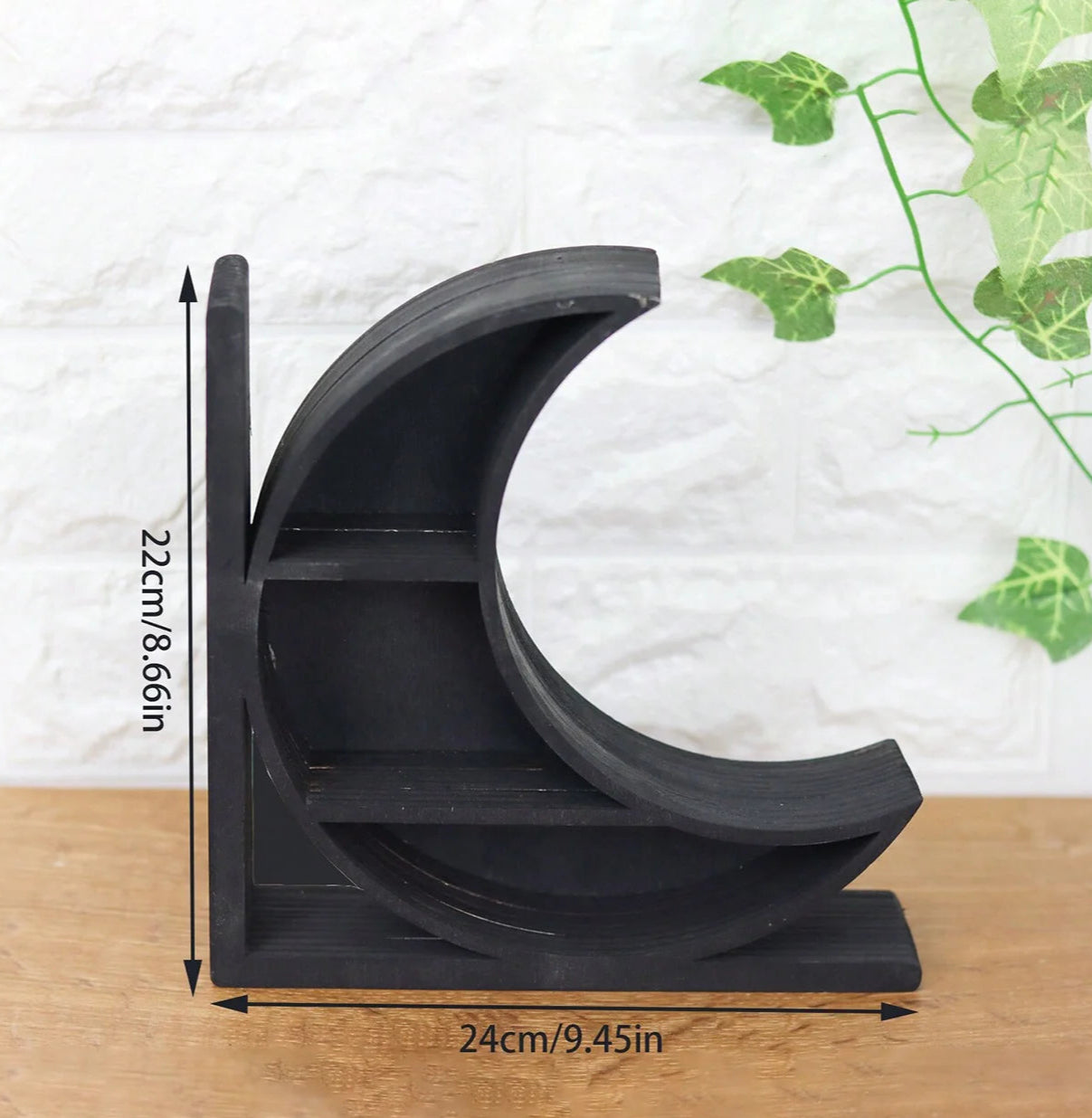 009 - Sun Moon Crystal Shelf Bookend