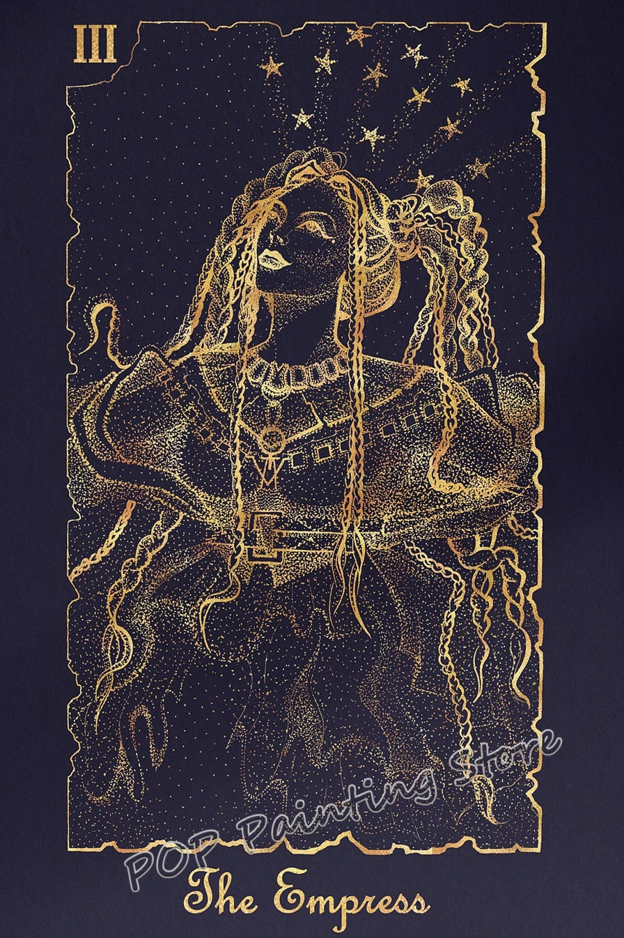 009 - Major Arcana Tarot Card Canvas Wall Art
