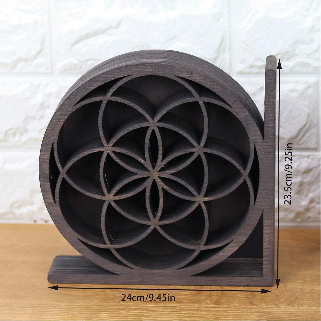 009 - Sun Moon Crystal Shelf Bookend