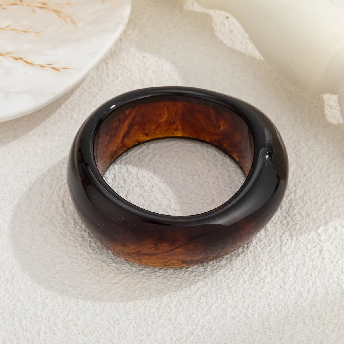 011 - Coffee Retro Bangle Bracelet