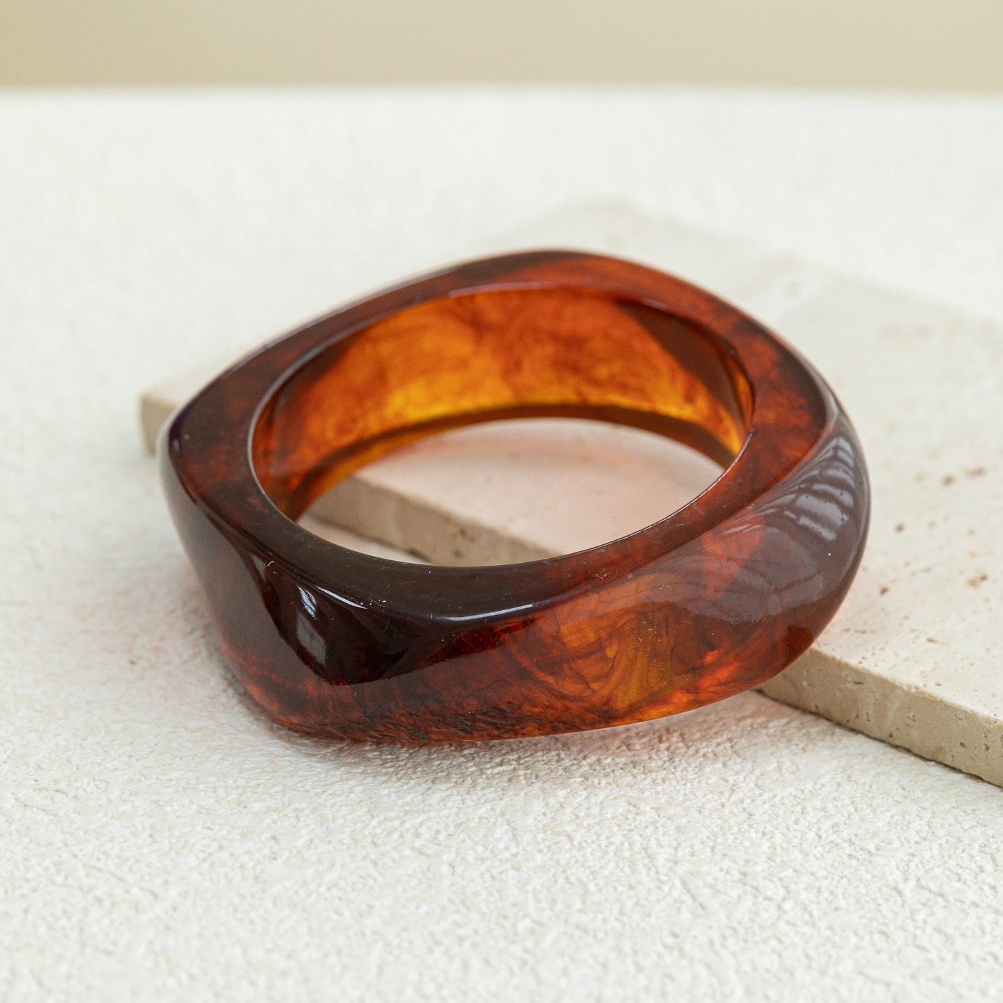 011 - Coffee & Tea Stackable Bangle Bracelet
