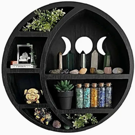 009 - Triple Moon Crystals & Herbs Round Display Rack