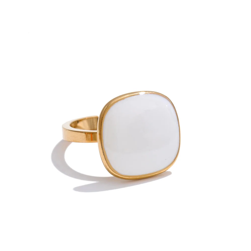 011 - Candy Coated 18k Gold-Plated Ring