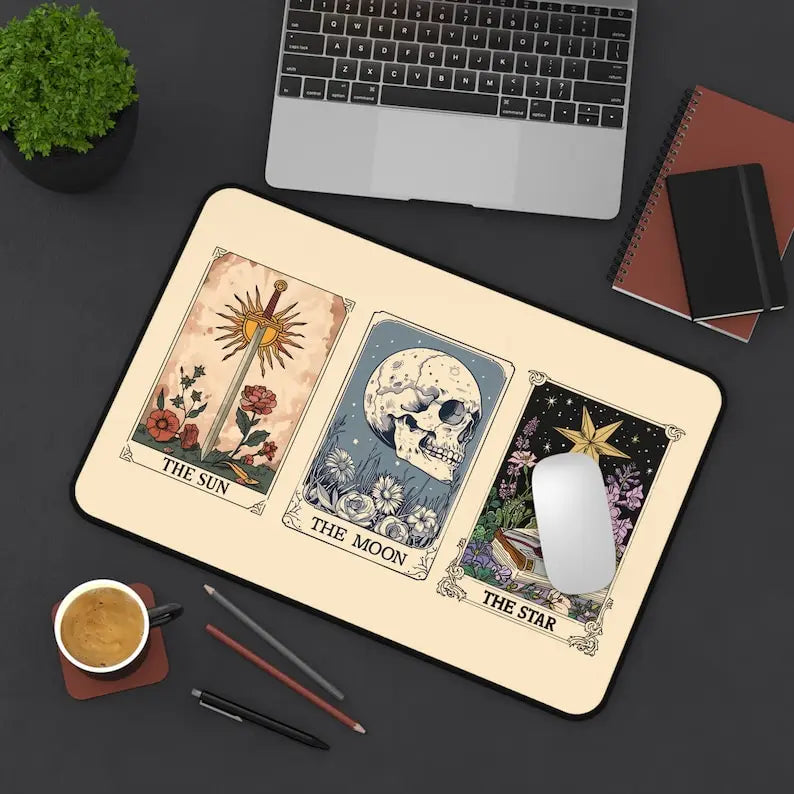 014 - Sun Moon Star Tarot Mouse Pad