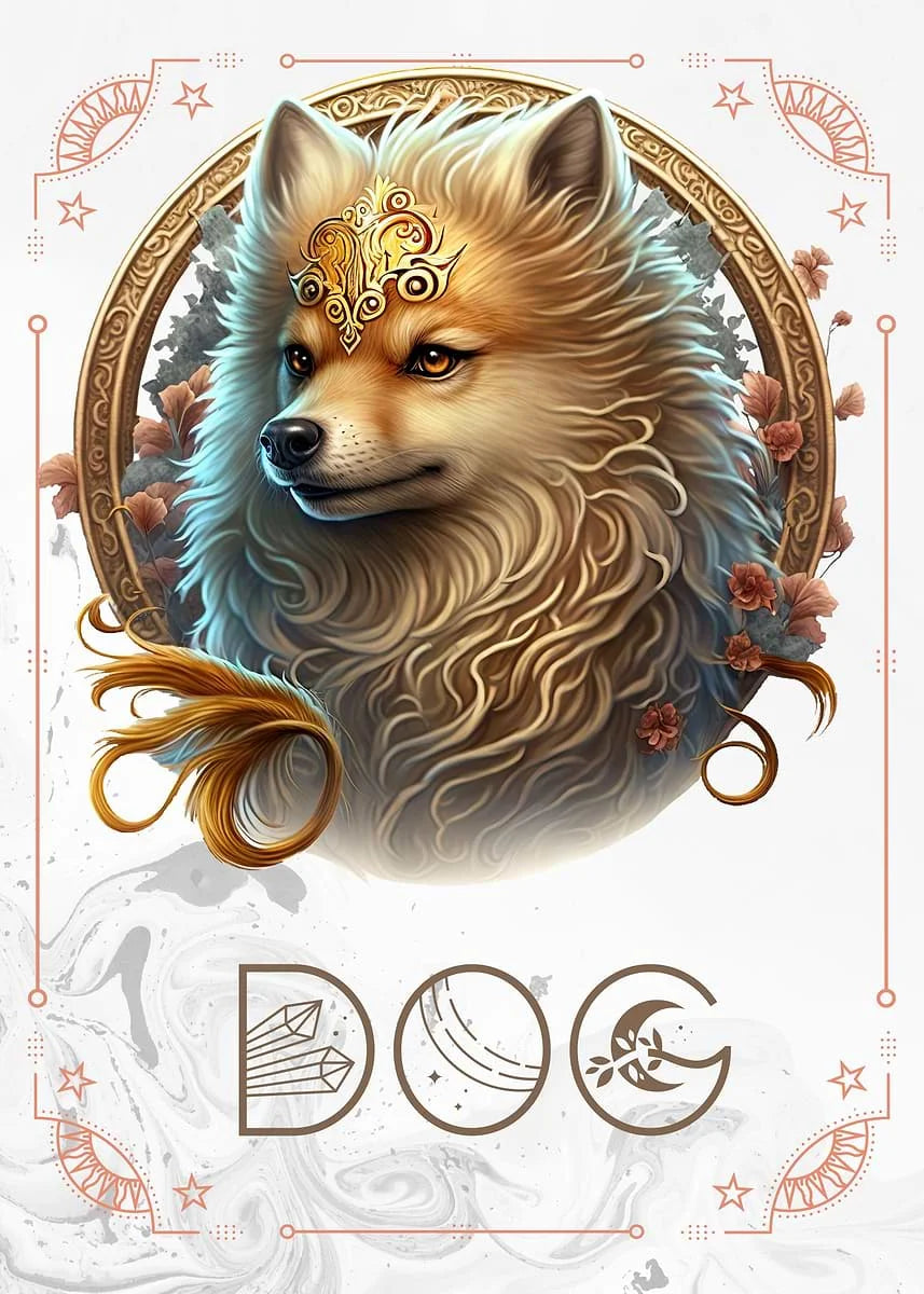 009 - Retro Chinese Zodiac (Sheng Xiao) Canvas Wall Art