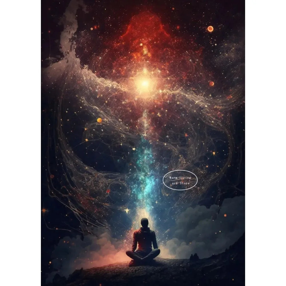 009 - Reiki Principles & Symbols Yoga Canvas Print Wall Art
