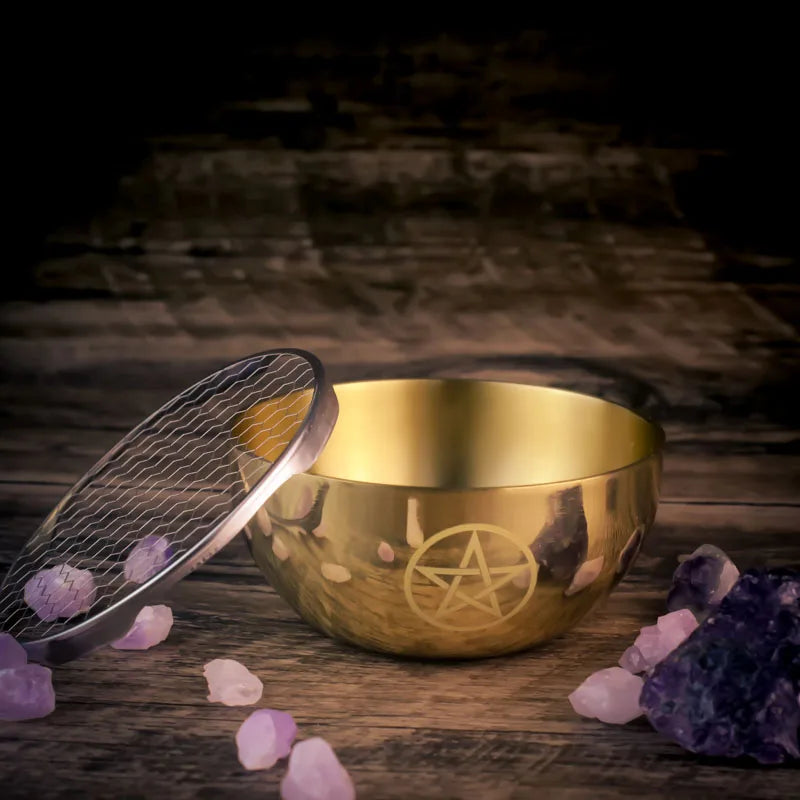 002 - Brass Altar Bowl