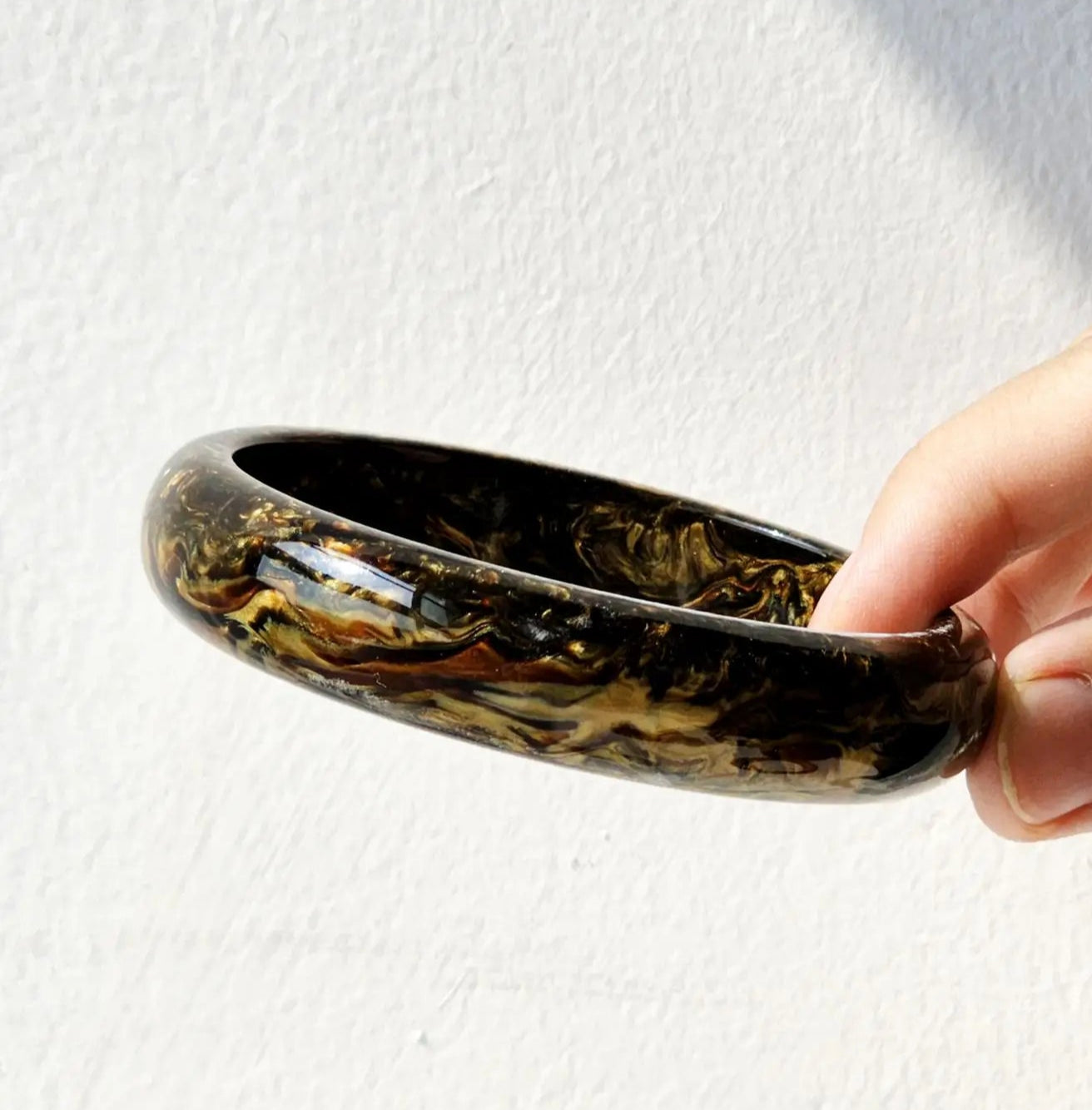 011 - Retro Browns Stackable Bangle Bracelet