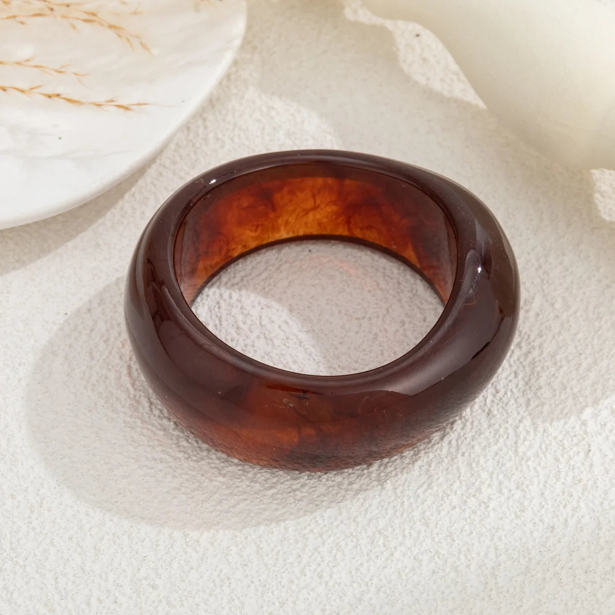 011 - Coffee Retro Bangle Bracelet