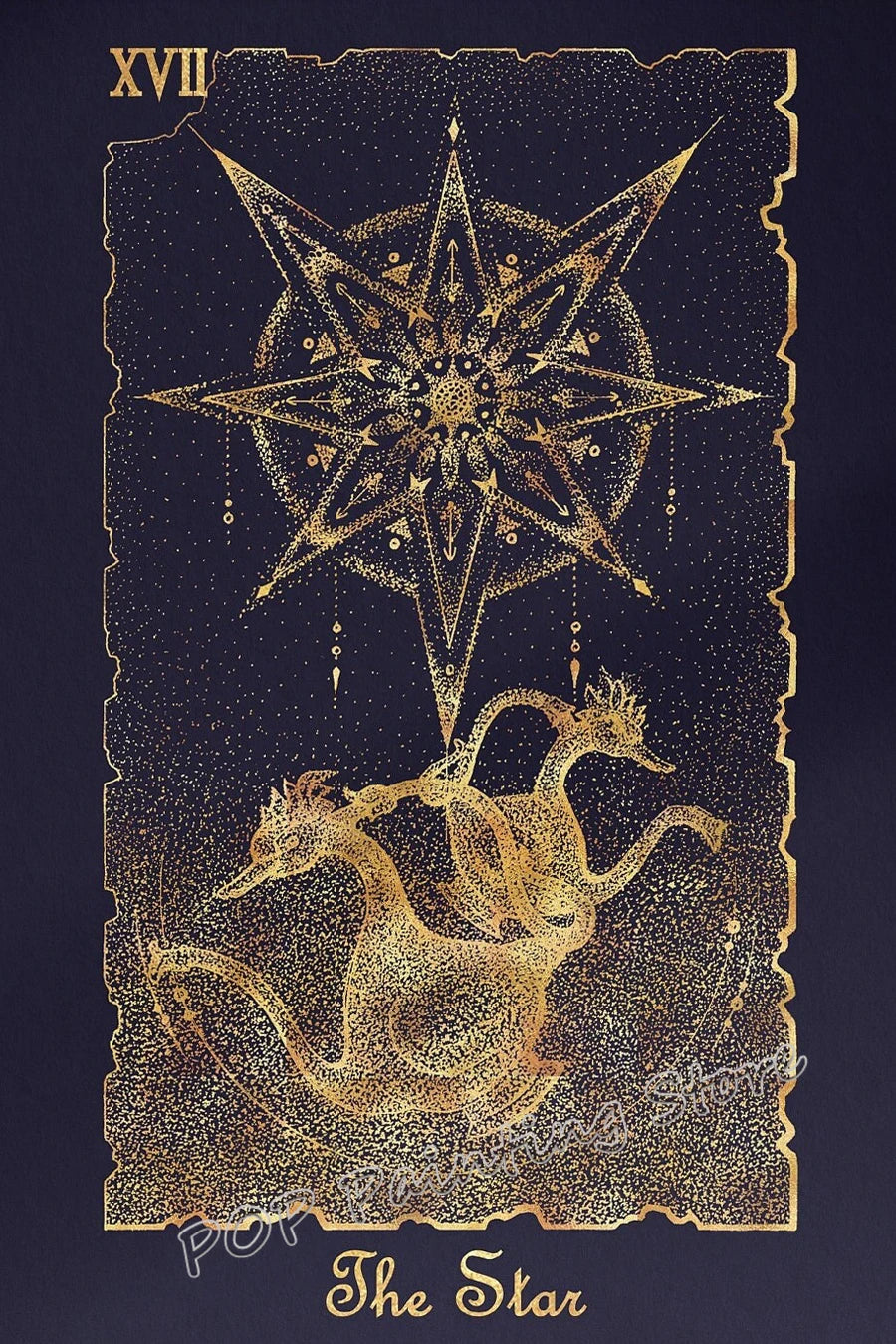 009 - Major Arcana Tarot Card Canvas Wall Art