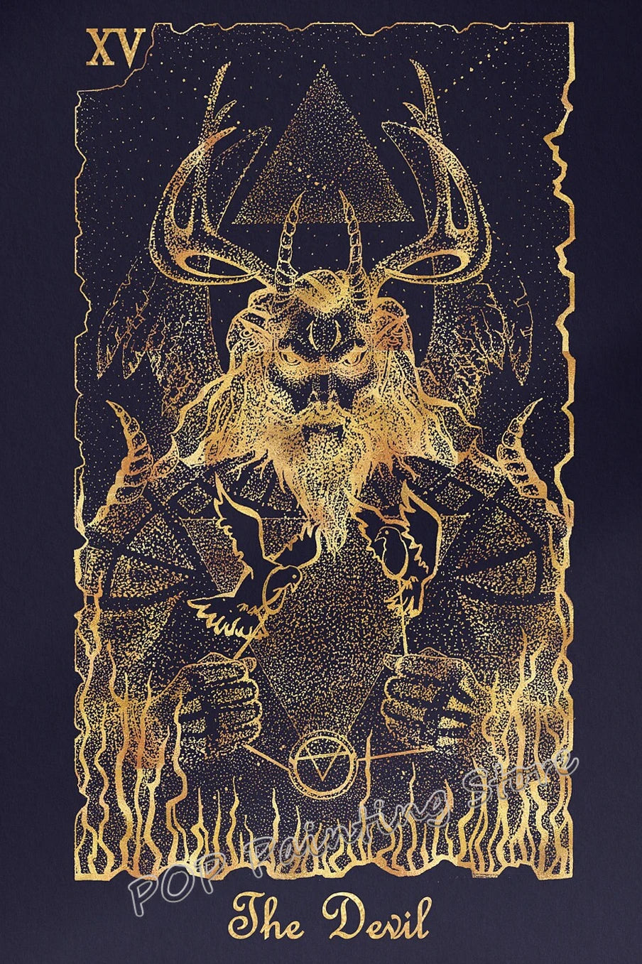 009 - Major Arcana Tarot Card Canvas Wall Art