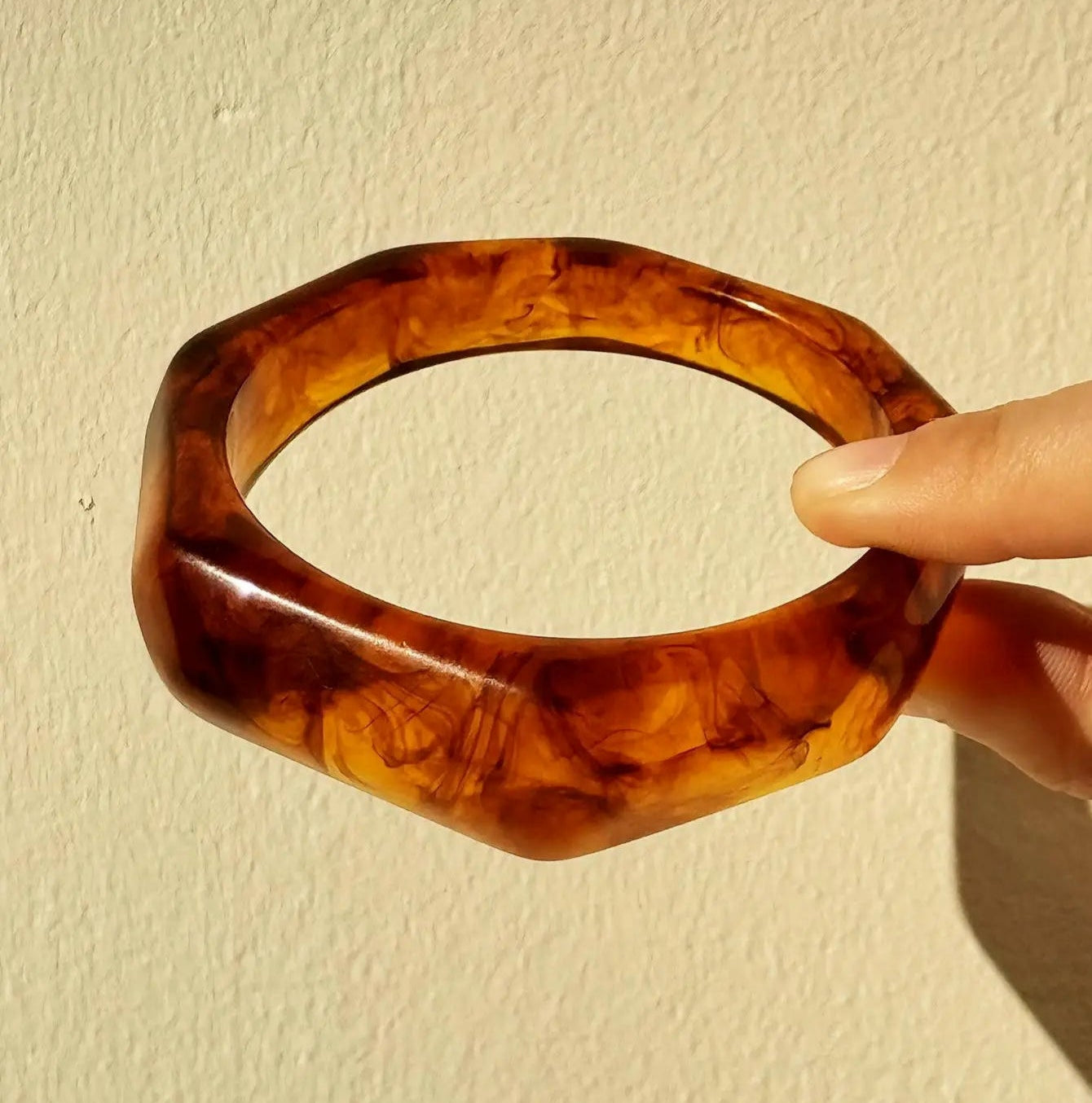 011 - Retro Browns Stackable Bangle Bracelet