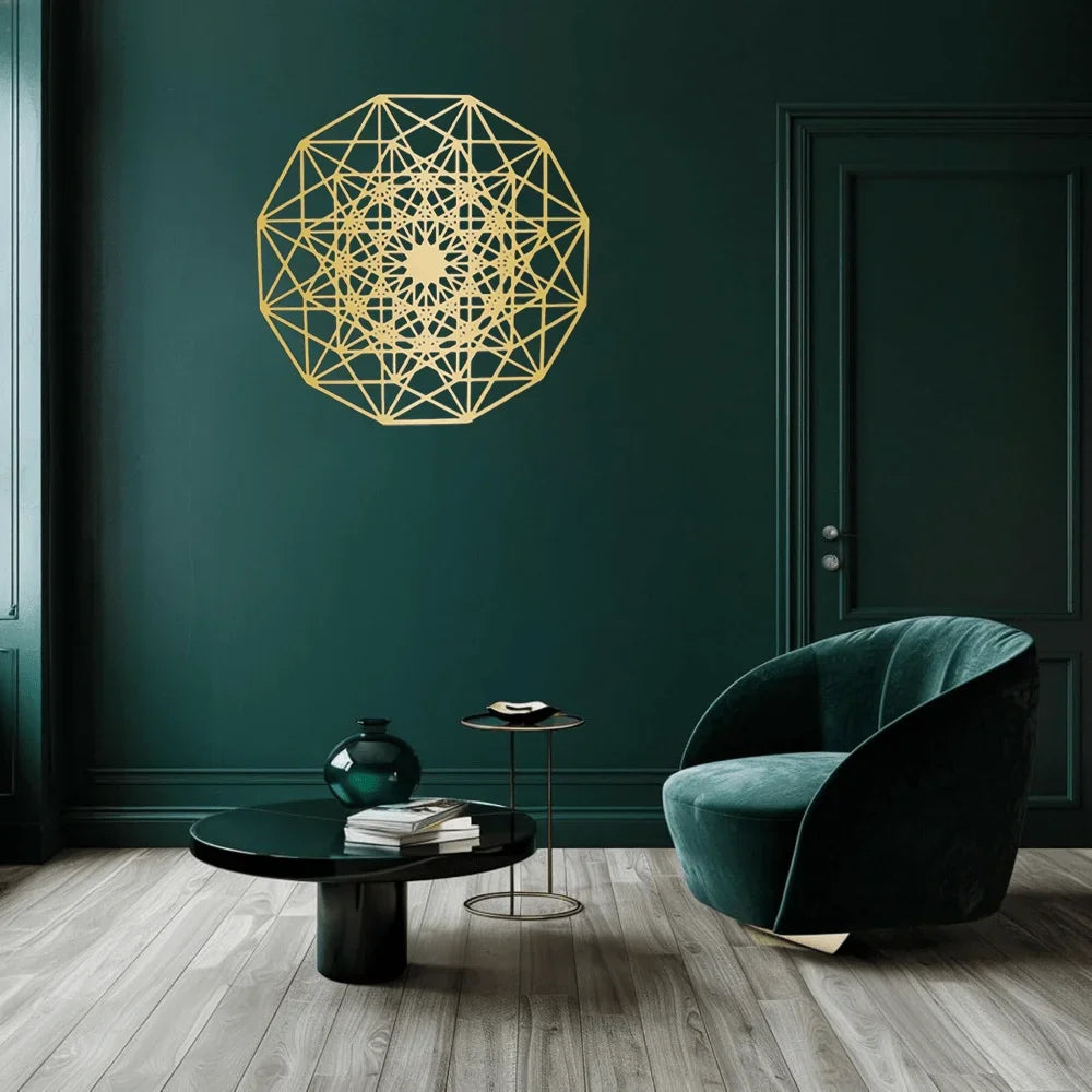 009 - Sacred Geometric Metal Wall Art
