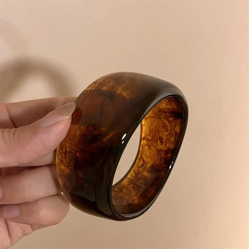 011 - Coffee & Cream Stackable Bangle Bracelet
