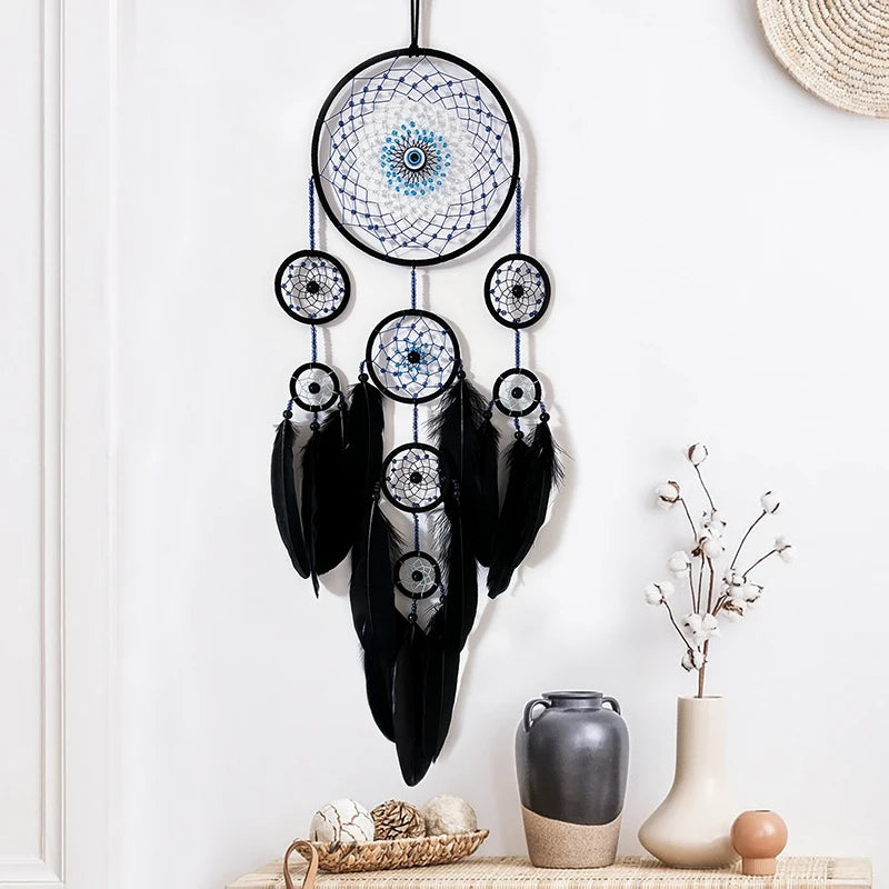 009 - Evil Eye Dreamcatcher Wall Hanging