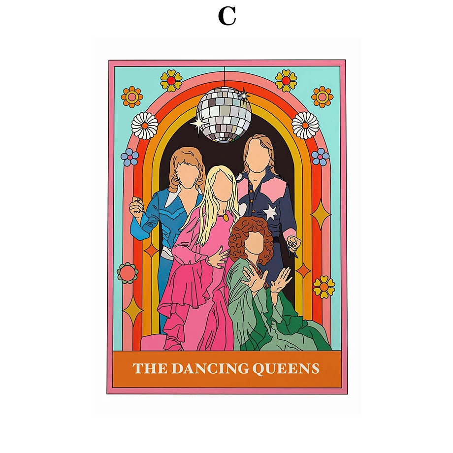 009 - Music Tarot Card Canvas Print Wall Art